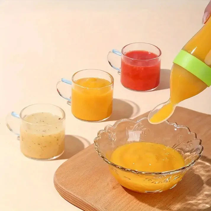 Premium Baby Food Squeeze Feeder Spoon one for free offer