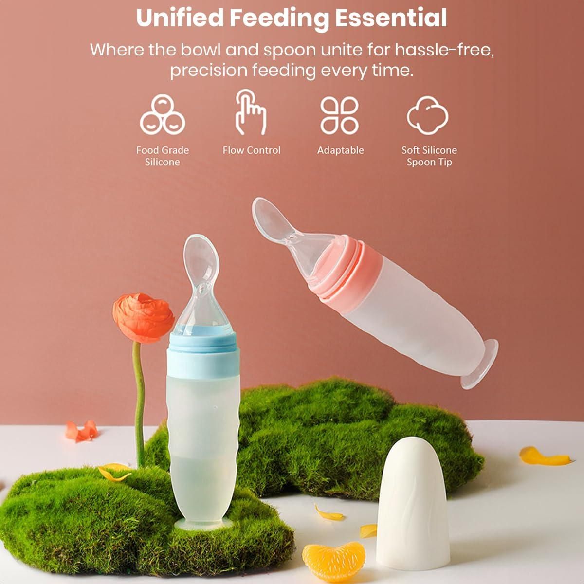 Premium Baby Food Squeeze Feeder Spoon one for free offer