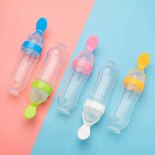 Premium Baby Food Squeeze Feeder Spoon one for free offer